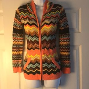 Missoni hooded sweater size medium